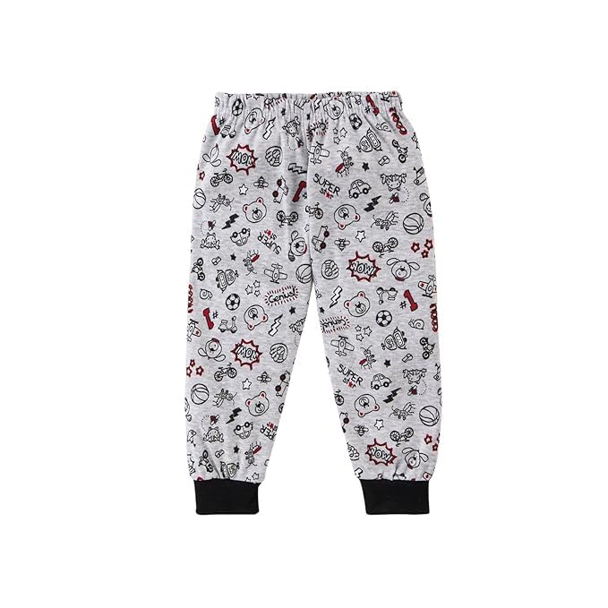 EIO Cotton Pajama Pants with All Over Print for Boys - Image 10