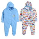 EIO 100% Cotton Hooded Baby Rompers Combo Pack 2 - Tarquiose