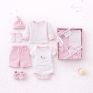 EIO Baby Gifts Set For New Born Unisex Clothing Gift Hamper 6Pcs 