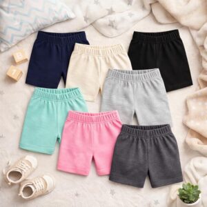 EIO® Kids Boys and Girls  Shorts Combo  for  Pack of 7